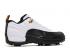 Air Jordan 12 Low Golf Taxi White Black Gold Metallic DH4120-100