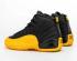 Air Jordan 12 Retro Black University Gold Release Date 130690-070