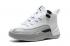 Nike Air Jordan XII 12 Kid Children Shoes White Grey Black 510815-029