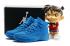 Nike Air Jordan XII 12 Retro Kids Children Shoes Ture Blue 130690