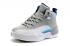 Nike Air Jordan XII 12 Retro Men Shoes Wolf Grey White Lagoon 130690-007