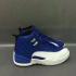 Nike Air Jordan XII 12 Retro Royal Blue White Men Basketball Shoes