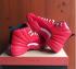 Nike Air Jordan XII 12 Retro red Silver Buckle men Basketball Shoes
