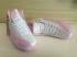 Nike Air Jordan XII 12 White Pink Women Basketball Shoes