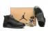 Nike Air Jordan 12 XII Retro Black Grey Wool Men Basketball Shoes 852627-003