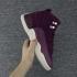 Nike Air Jordan XII 12 Men Basketball Shoes Deep Purple White 308713