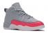 Air Jordan 12 Retro Ps Racer Pink Black Wolf Grey 510816-060