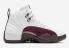 Air Jordan 12 Retro SP A Ma Maniere White Black Burgundy Crush DV6989-100