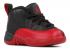 Air Jordan 12 Retro Td Flu Game 2016 Black Varsity Red 850000-002