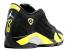 Air Jordan 14 Retro Bg Thunder Vibrant White Black Yellow 487524-070