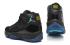 Nike Air Jordan Retro XI 11 Black Gamma Blue Women Shoes 378038 006