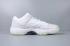 Air Jordan 11 Low GS White Silver Basketball Shoes 597331-100