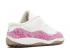 Air Jordan 11 Retro Low Td Pink Snake Skin White Black 505836-108