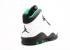 Air Jordan 10 Og Seattle Kelly White Black Gold Yellow 130209-106
