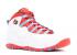 Air Jordan 10 Retro Bg Gs Chicago Black Blue Light University White Crimson 310806-114