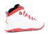 Air Jordan 10 Retro Bg Gs Chicago Black Blue Light University White Crimson 310806-114
