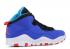 Air Jordan 10 Retro Gs Tinker Blue Orange Racer Black Team 310806-408