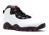 Air Jordan 10 Retro Ps Chicago 2012 Release White Black Varsity Red 310807-100