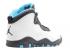 Air Jordan 10 Retro Ps Powder Blue White Black Dark 310807-106