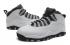 Nike Air Jordan 10 X Retro Steel White Black Red Men Shoes 310806 103