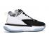 Air Jordan Zion 1 Pf Gen White Black Gold Metallic DA3129-002