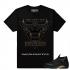 Match Air Jordan 14 DMP Rare Air 14s Bull Black T shirt
