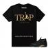 Match Air Jordan 14 DMP Trap Jumpin Black T shirt
