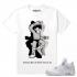 Match Air Jordan 4 Pure Money Astro Boy x Pure Money White T shirt