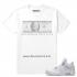 Match Air Jordan 4 Pure Money The Billionaire Club White T shirt