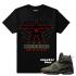 Match Jordan 8 Take Flight In Silence Black T-shirt