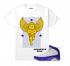 Match Jordan 9 Kobe Praying Angel White T-shirt