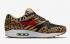 atmos x Nike Air Max 1 Animal Pack 2.0 Wheat Bison Classic Green Sport Red AQ0928-700