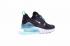 Nike Air Max 270 Black White Light Blue Sneakers AH8050-013