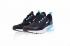 Nike Air Max 270 Black White Light Blue Sneakers AH8050-013