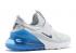 Nike Air Max 270 Extreme Gs Pure Platinum Blue Void Signal White CI1108-012