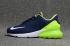 Nike Air Max 270 II TPU Running Shoes Deep Blue Yellow