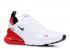 Nike Air Max 270 White Black University Red BV2523-100