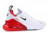 Nike Air Max 270 White Black University Red BV2523-100