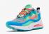 Nike WMNS Air Max 270 React Electro Green Flash Crimson Blue Lagoon AT6174-300