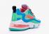 Nike WMNS Air Max 270 React Electro Green Flash Crimson Blue Lagoon AT6174-300