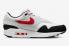 Nike Air Max 1 White University Red Pure Platinum Black FD9082-101