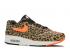 Nike Atmos X Air Max 1 Dlx Animal Pack Leopard Color Orange Multi Total White AQ0928-901