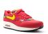 Nike Wmns Air Max 1 Print Aloha Pack University Yellow Black True Silver Red 528898-602