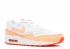 Wmns Air Max 1 Essential White Sunset Hot Lava Glow 599820-114