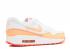 Wmns Air Max 1 Essential White Sunset Hot Lava Glow 599820-114