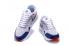 Nike Air Max 1 Ultra Flyknit Men Running Shoes Navy Blue Grey Red White 843384-009