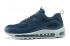 Nike Air Max 90+97 Running Shoes Men Navy Blue White