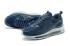 Nike Air Max 90+97 Running Shoes Men Navy Blue White