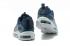 Nike Air Max 90+97 Running Shoes Men Navy Blue White