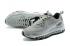 Nike Air Max 90+97 Running Shoes Unisex Grey Silver Red